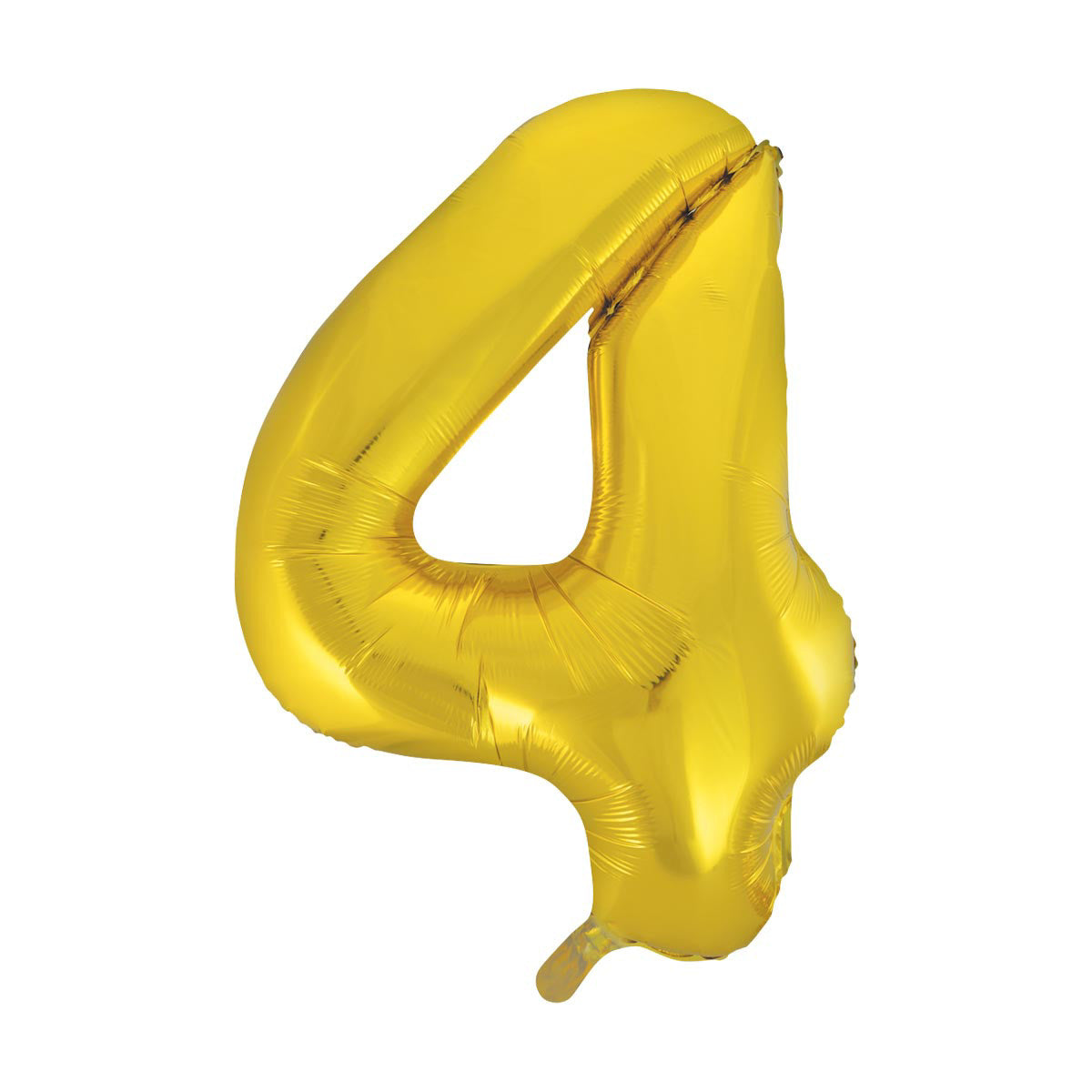 321 Party! 34" Giant Foil Gold Number 4 Balloon
