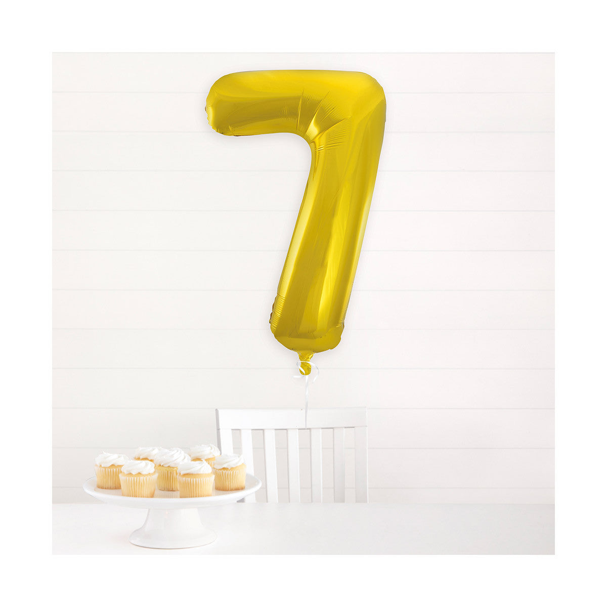 321 Party! 34" Giant Foil Gold Number 7 Balloon