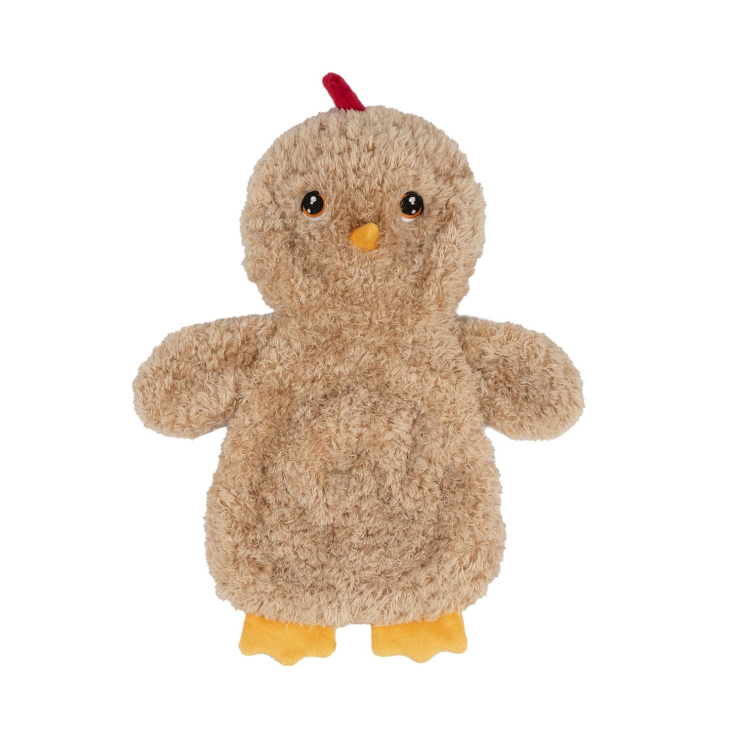 Best Pet Supplies Crinkle Dog Toy for Small, Medium, and Large Breeds, Cute No Stuffing Duck with Soft Squeaker, Fun for Indoor Puppies and Senior Pups, Plush No Mess Chew and Play - Yellow