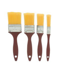 Pro Essentials Paint Brush Set, 4 ct