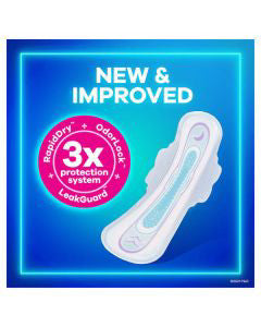 Always Ultra Thin Pads Size 4 Overnight Absorbency Unscented with Wings, 13 Count