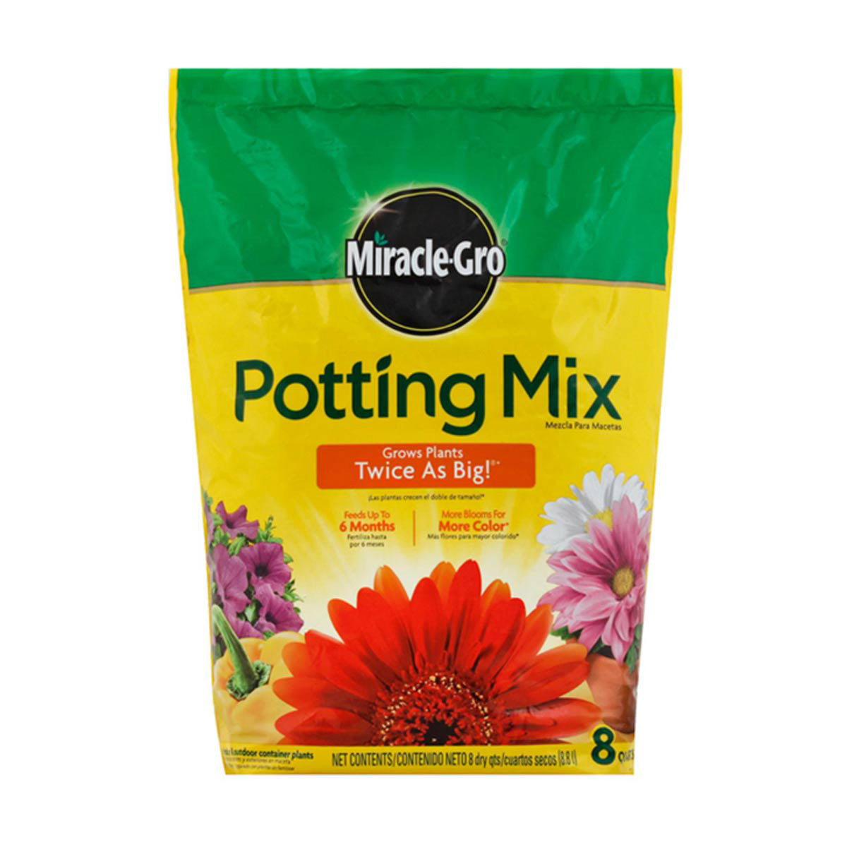 Miracle-Gro Potting Mix, 8 qt