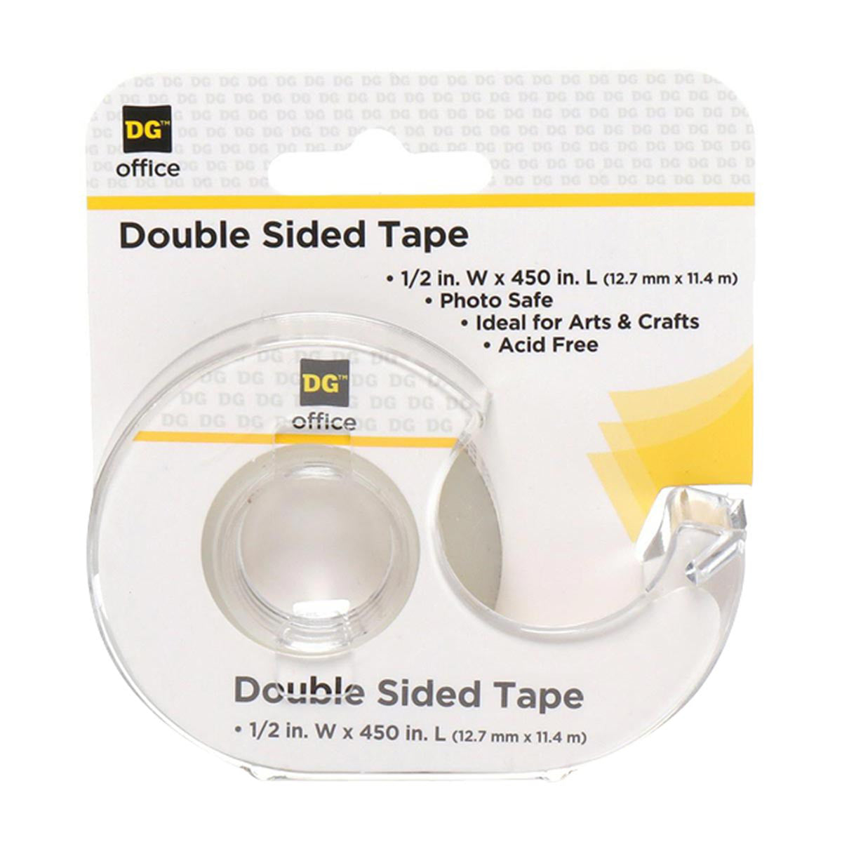OfficeHub Double Sided Tape, 1/2 in x 450 in