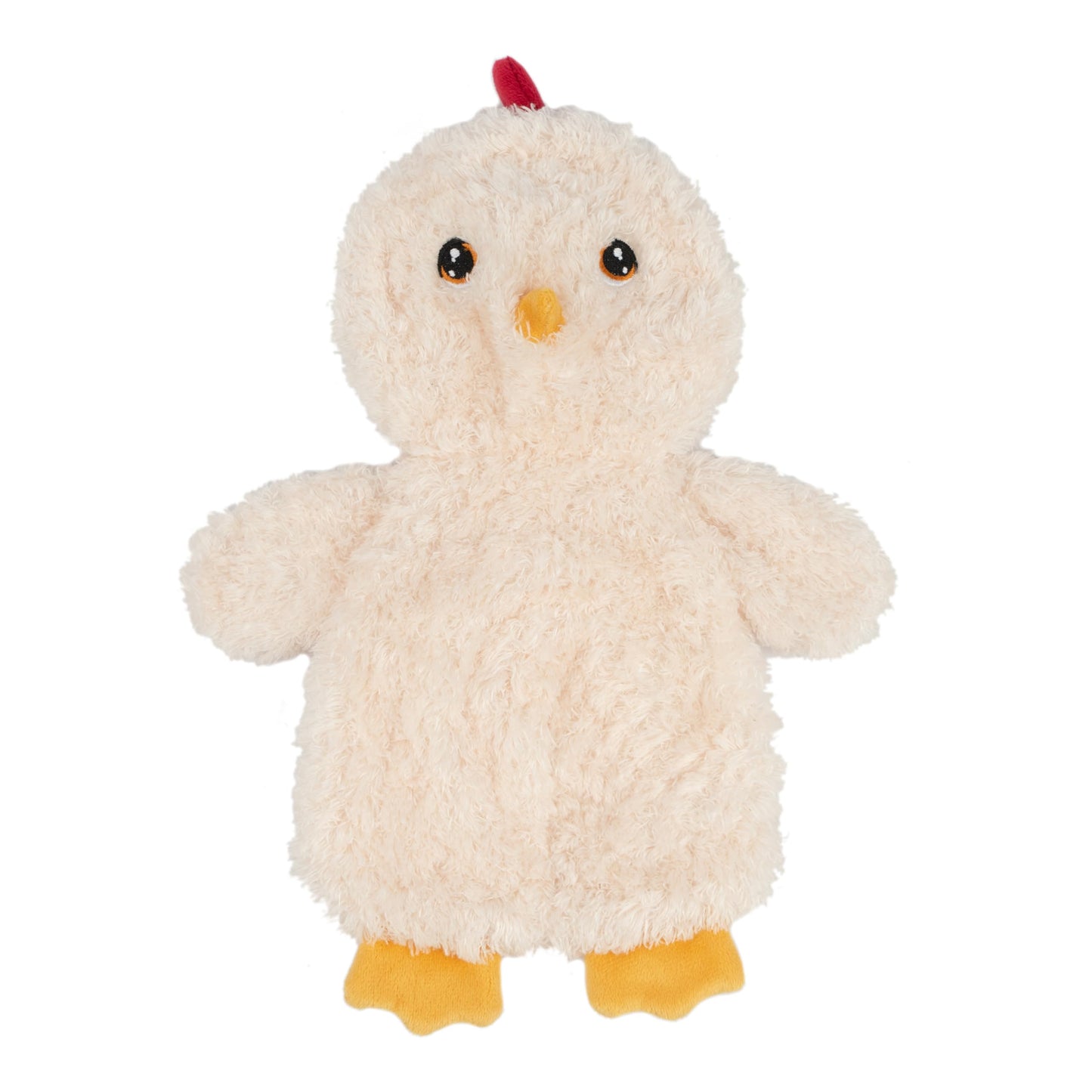 Best Pet Supplies Crinkle Dog Toy for Small, Medium, and Large Breeds, Cute No Stuffing Duck with Soft Squeaker, Fun for Indoor Puppies and Senior Pups, Plush No Mess Chew and Play - Yellow