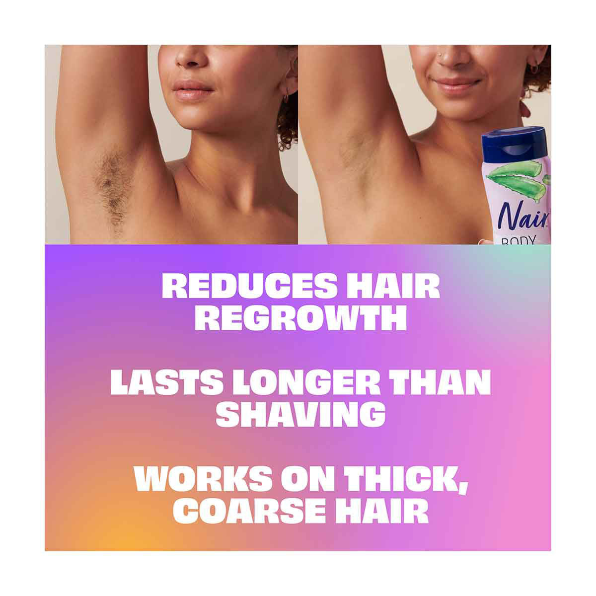 Nair Body Cream Soothing Aloe & Water Lily Hair Remover, 7.9 oz