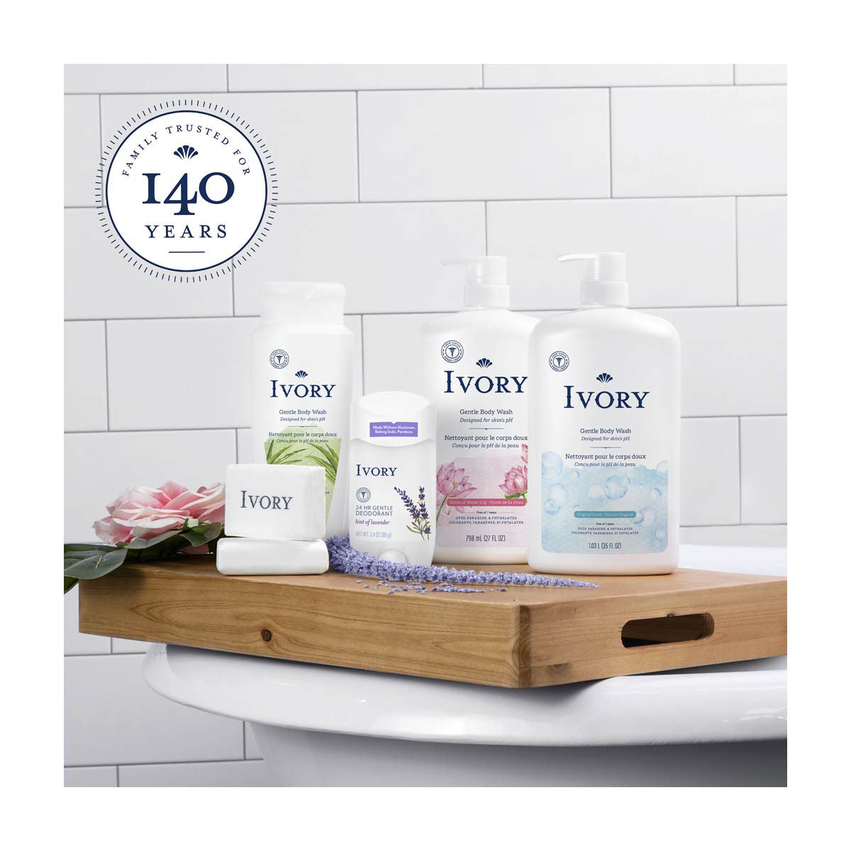 Ivory Gentle Bar Soap Original Scent 3.17 oz., 12 Count