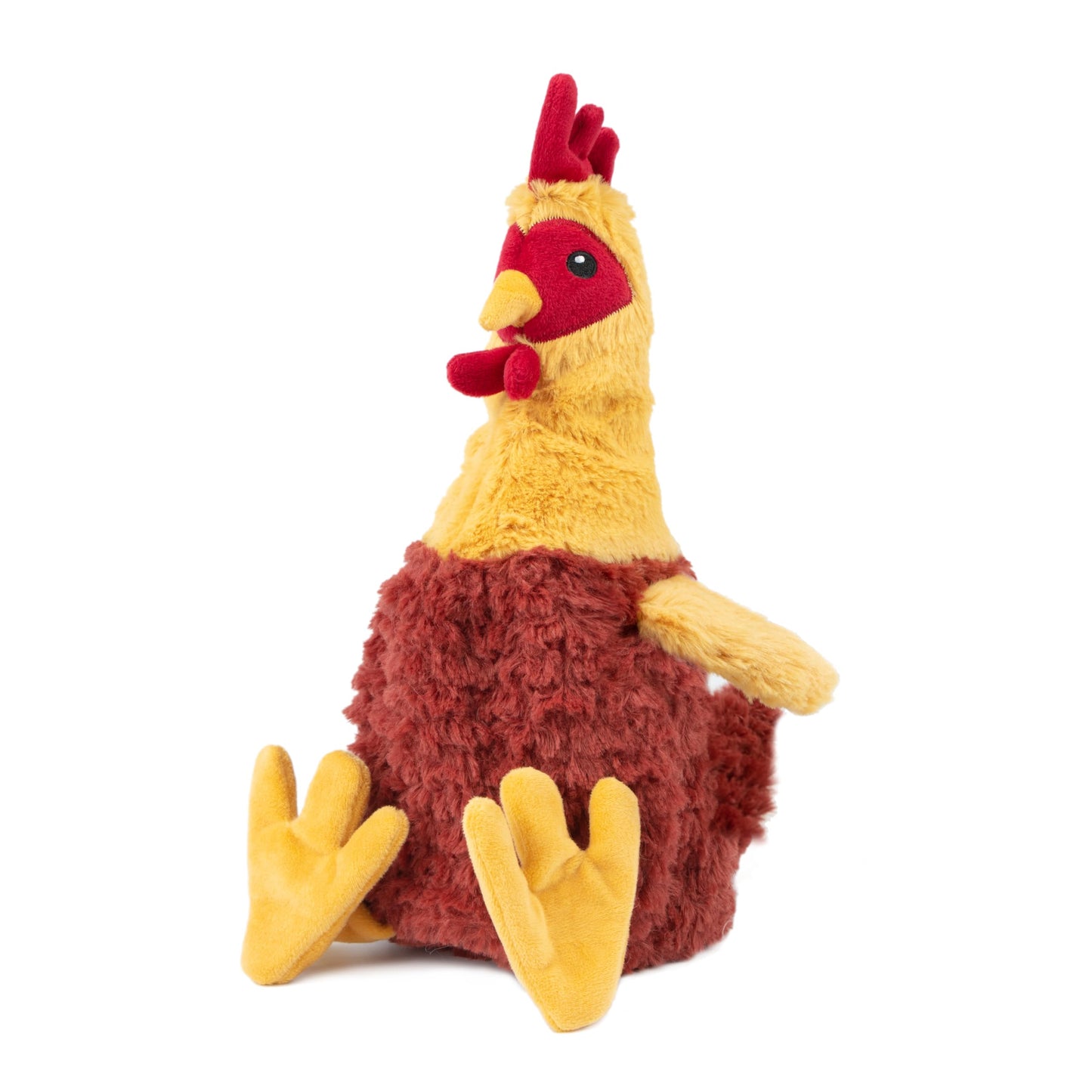 Best Pet Supplies Crinkle Dog Toy for Small, Medium, and Large Breeds, Cute No Stuffing Duck with Soft Squeaker, Fun for Indoor Puppies and Senior Pups, Plush No Mess Chew and Play - Yellow