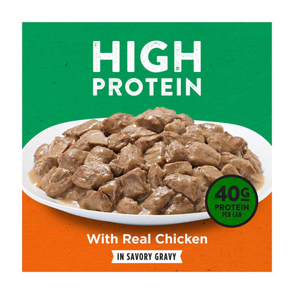 Purina Dog Chow High Protein Wet Dog Food With Real Chicken In Savory Gravy - 13 oz. Can