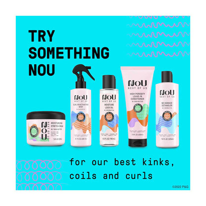 NOU Next of Us Curl Reactivating Mist with Avocado Oil, 8.1 fl oz