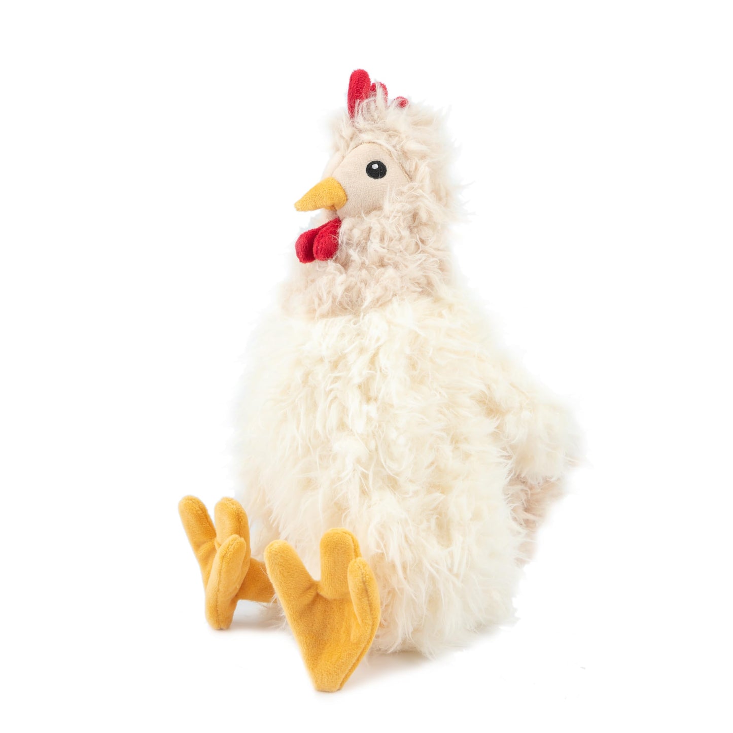 Best Pet Supplies Crinkle Dog Toy for Small, Medium, and Large Breeds, Cute No Stuffing Duck with Soft Squeaker, Fun for Indoor Puppies and Senior Pups, Plush No Mess Chew and Play - Yellow