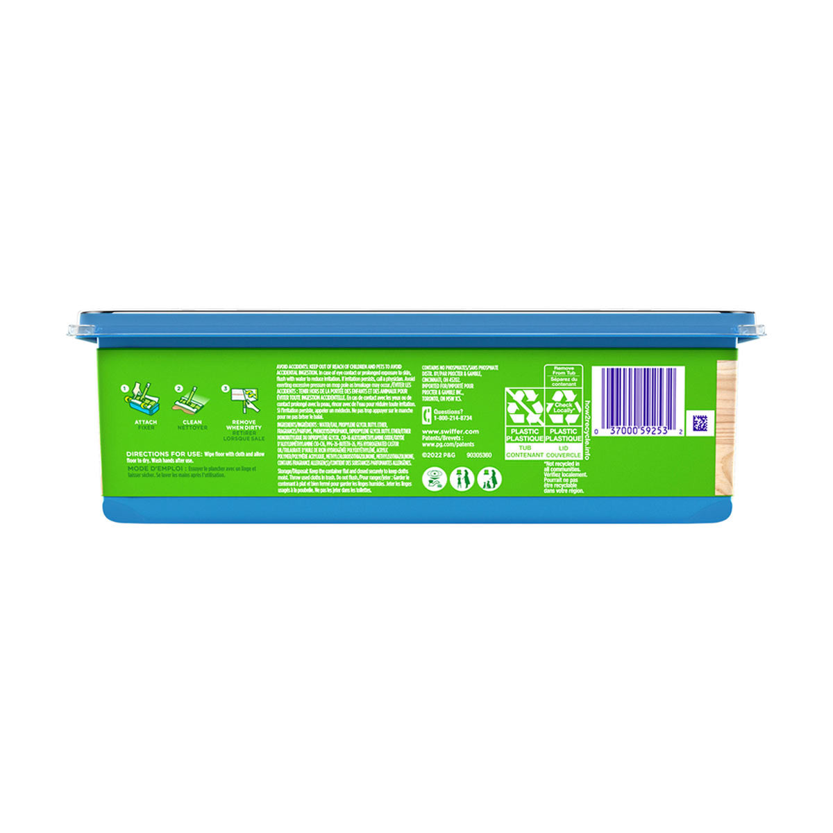 Swiffer Wet Wood Mopping Cloths, 20 ct