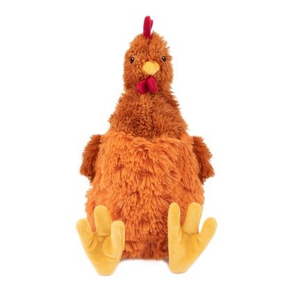 Best Pet Supplies Crinkle Dog Toy for Small, Medium, and Large Breeds, Cute No Stuffing Duck with Soft Squeaker, Fun for Indoor Puppies and Senior Pups, Plush No Mess Chew and Play - Yellow
