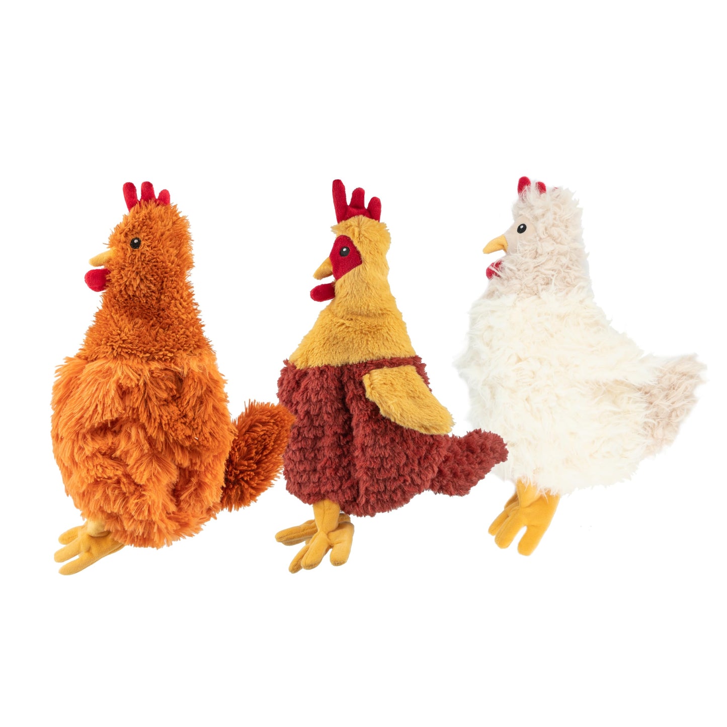 Best Pet Supplies Crinkle Dog Toy for Small, Medium, and Large Breeds, Cute No Stuffing Duck with Soft Squeaker, Fun for Indoor Puppies and Senior Pups, Plush No Mess Chew and Play - Yellow