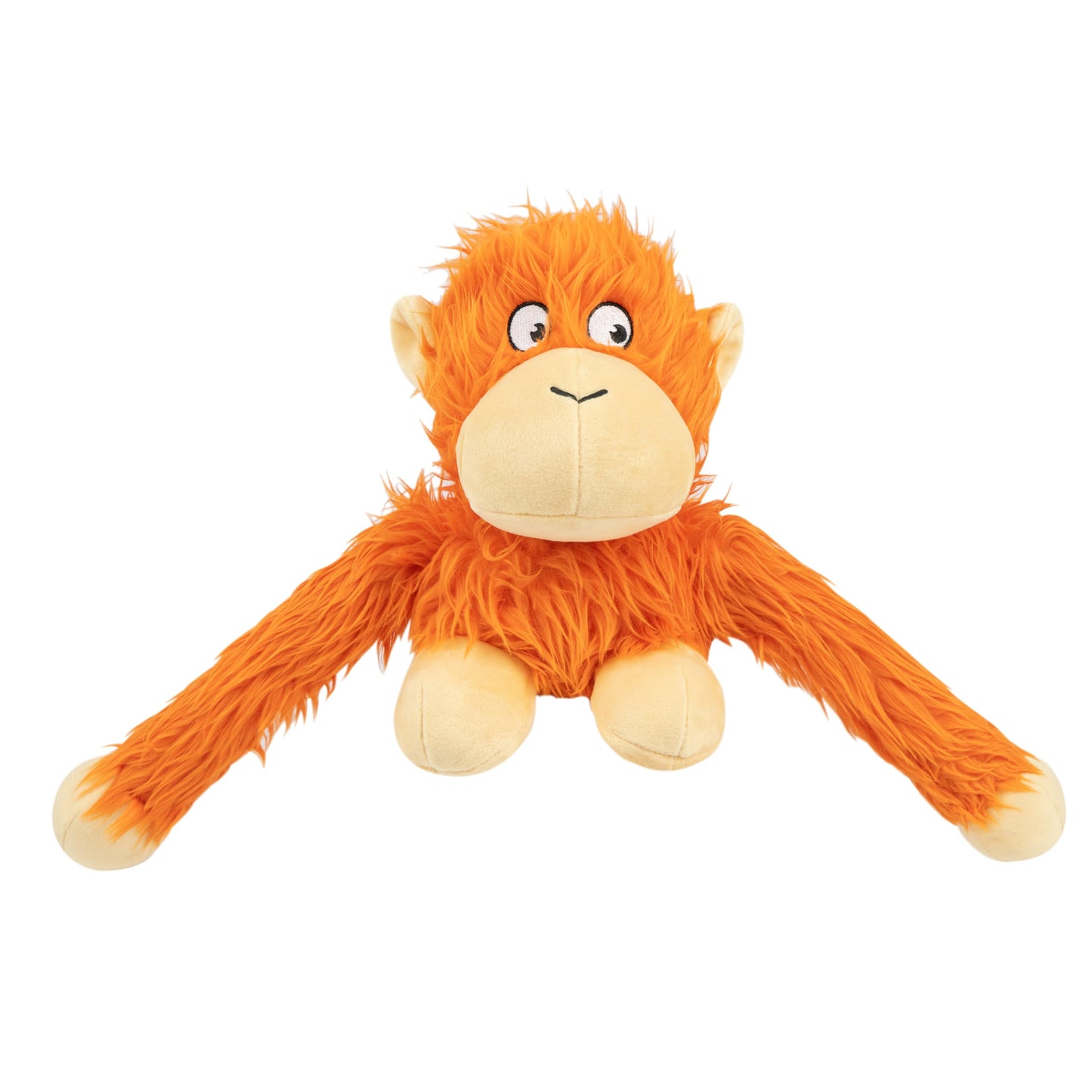 Best Pet Supplies Crinkle Dog Toy for Small, Medium, and Large Breeds, Cute No Stuffing Duck with Soft Squeaker, Fun for Indoor Puppies and Senior Pups, Plush No Mess Chew and Play - Yellow