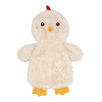 Best Pet Supplies Crinkle Dog Toy for Small, Medium, and Large Breeds, Cute No Stuffing Duck with Soft Squeaker, Fun for Indoor Puppies and Senior Pups, Plush No Mess Chew and Play - Yellow