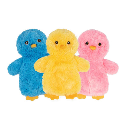 Best Pet Supplies Crinkle Dog Toy for Small, Medium, and Large Breeds, Cute No Stuffing Duck with Soft Squeaker, Fun for Indoor Puppies and Senior Pups, Plush No Mess Chew and Play - Yellow