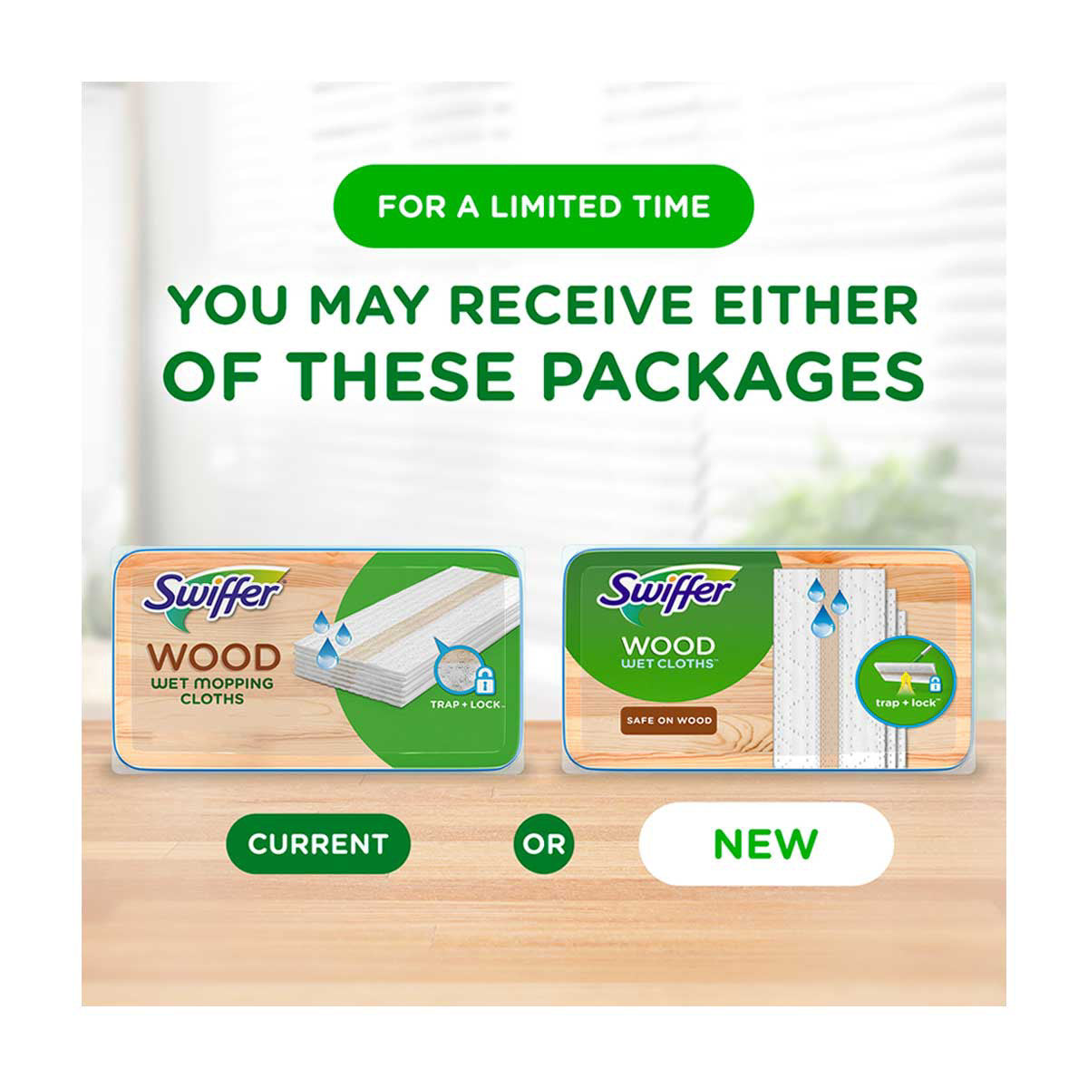 Swiffer Wet Wood Mopping Cloths, 20 ct