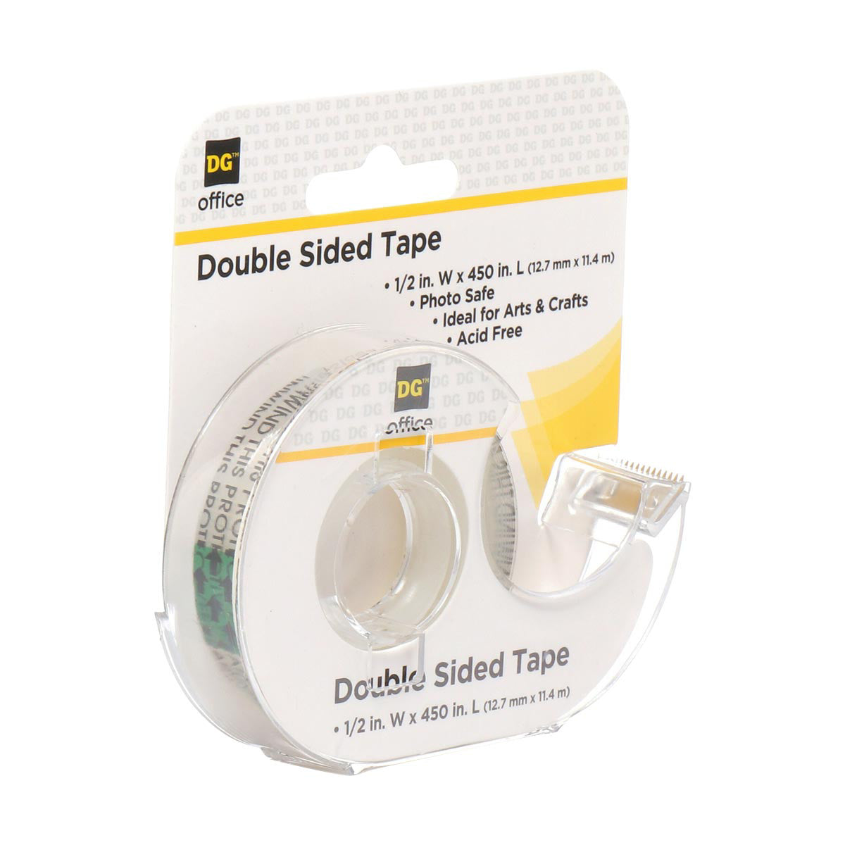 OfficeHub Double Sided Tape, 1/2 in x 450 in