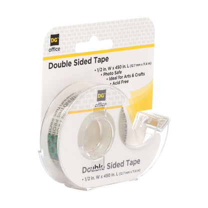 OfficeHub Double Sided Tape, 1/2 in x 450 in