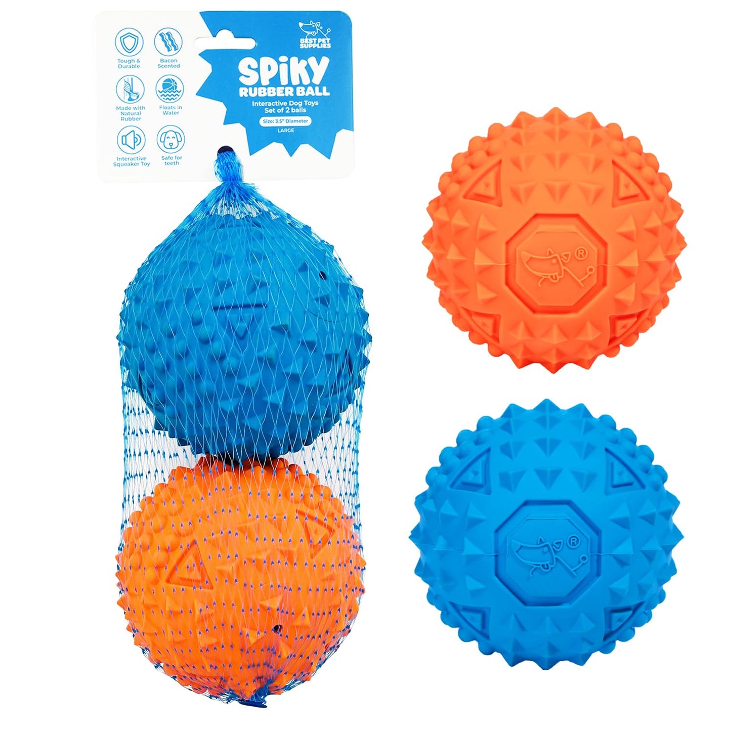 Best Pet Supplies Crinkle Dog Toy for Small, Medium, and Large Breeds, Cute No Stuffing Duck with Soft Squeaker, Fun for Indoor Puppies and Senior Pups, Plush No Mess Chew and Play - Yellow