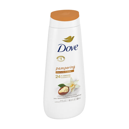 Dove Shea Butter and Vanilla Body Wash, 11 fl oz