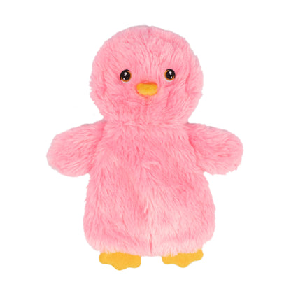 Best Pet Supplies Crinkle Dog Toy for Small, Medium, and Large Breeds, Cute No Stuffing Duck with Soft Squeaker, Fun for Indoor Puppies and Senior Pups, Plush No Mess Chew and Play - Yellow